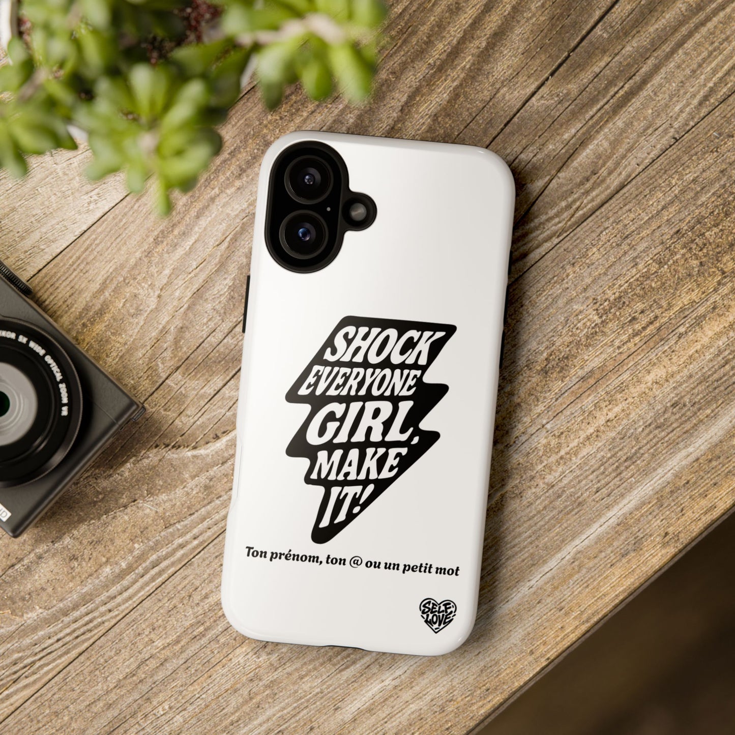 Shock Everyone - Coque iPhone (blanc)