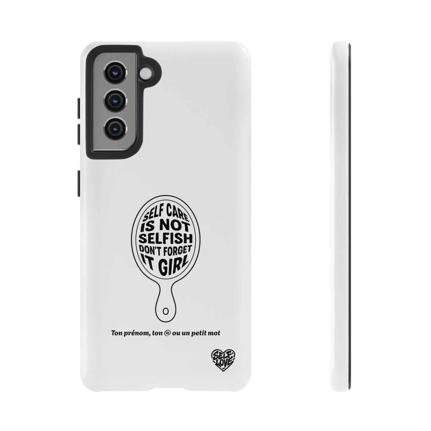 Self Care - Coque Samsung (blanc)