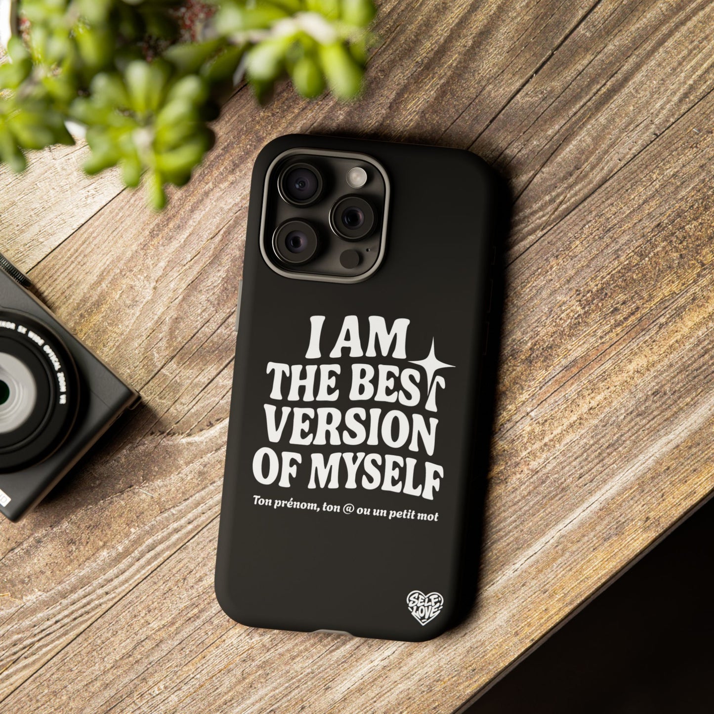 I Am The Best Version Of Myself - Coque iPhone (noir)