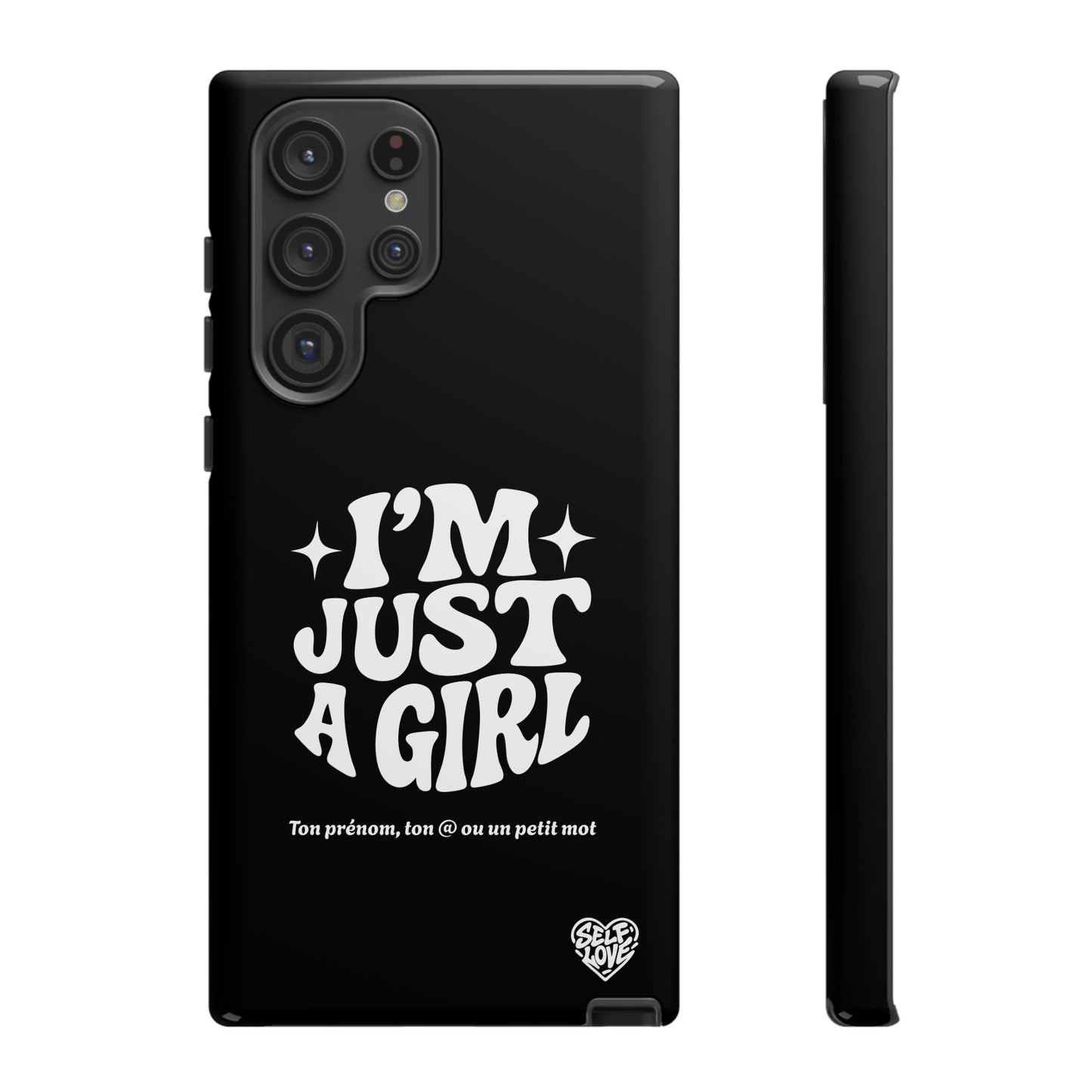 Im Just A Girl - Coque Samsung (noir)