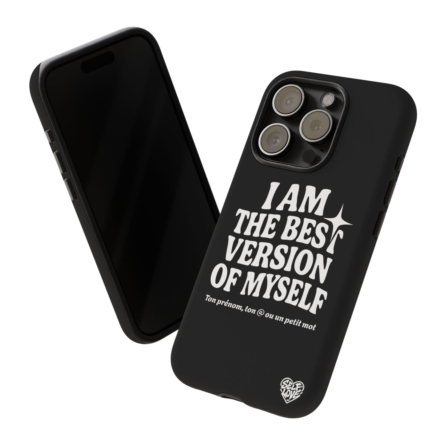 I Am The Best Version Of Myself - Coque iPhone (noir)