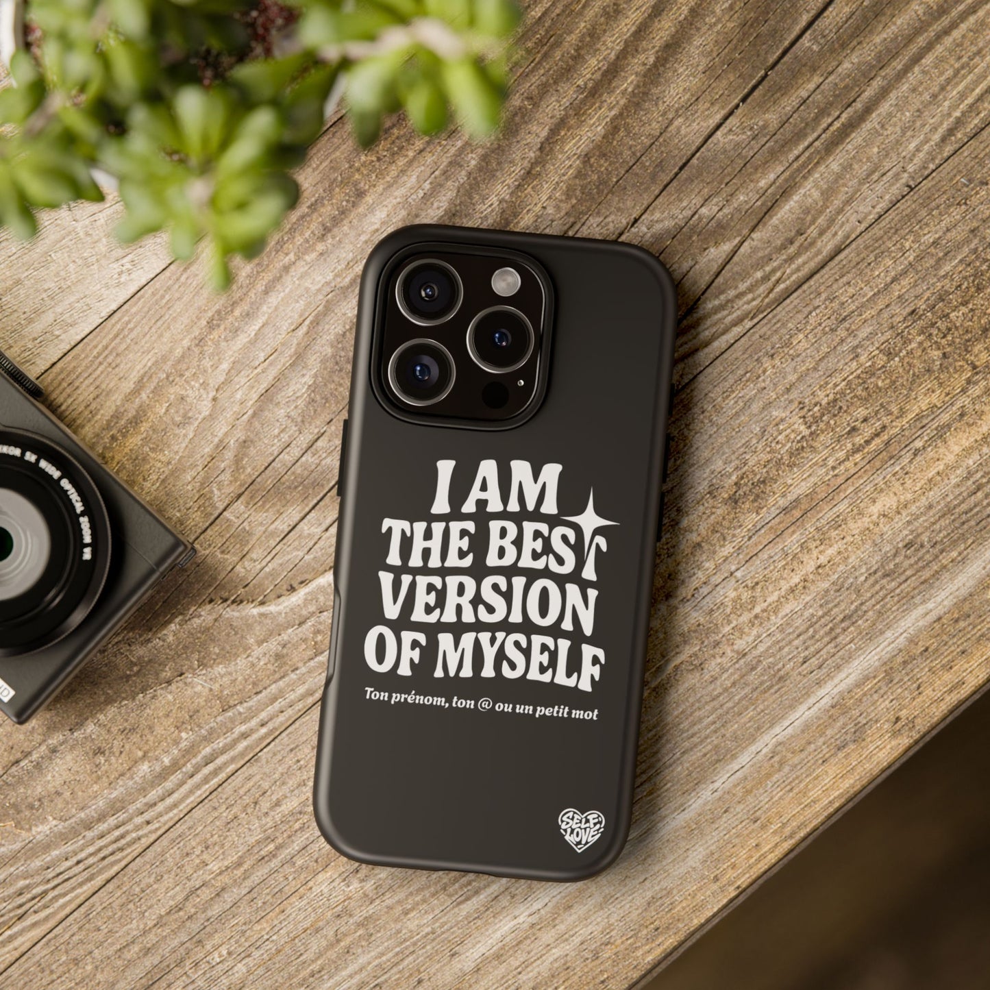 I Am The Best Version Of Myself - Coque iPhone (noir)