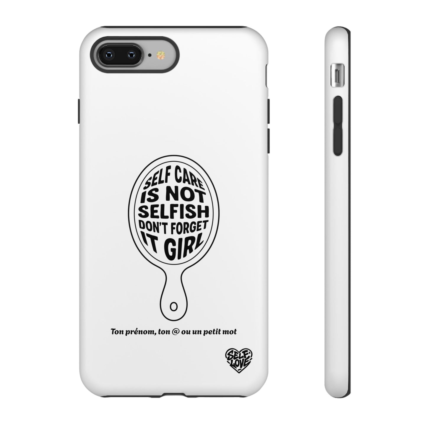 Self Care - Coque iPhone (blanc)