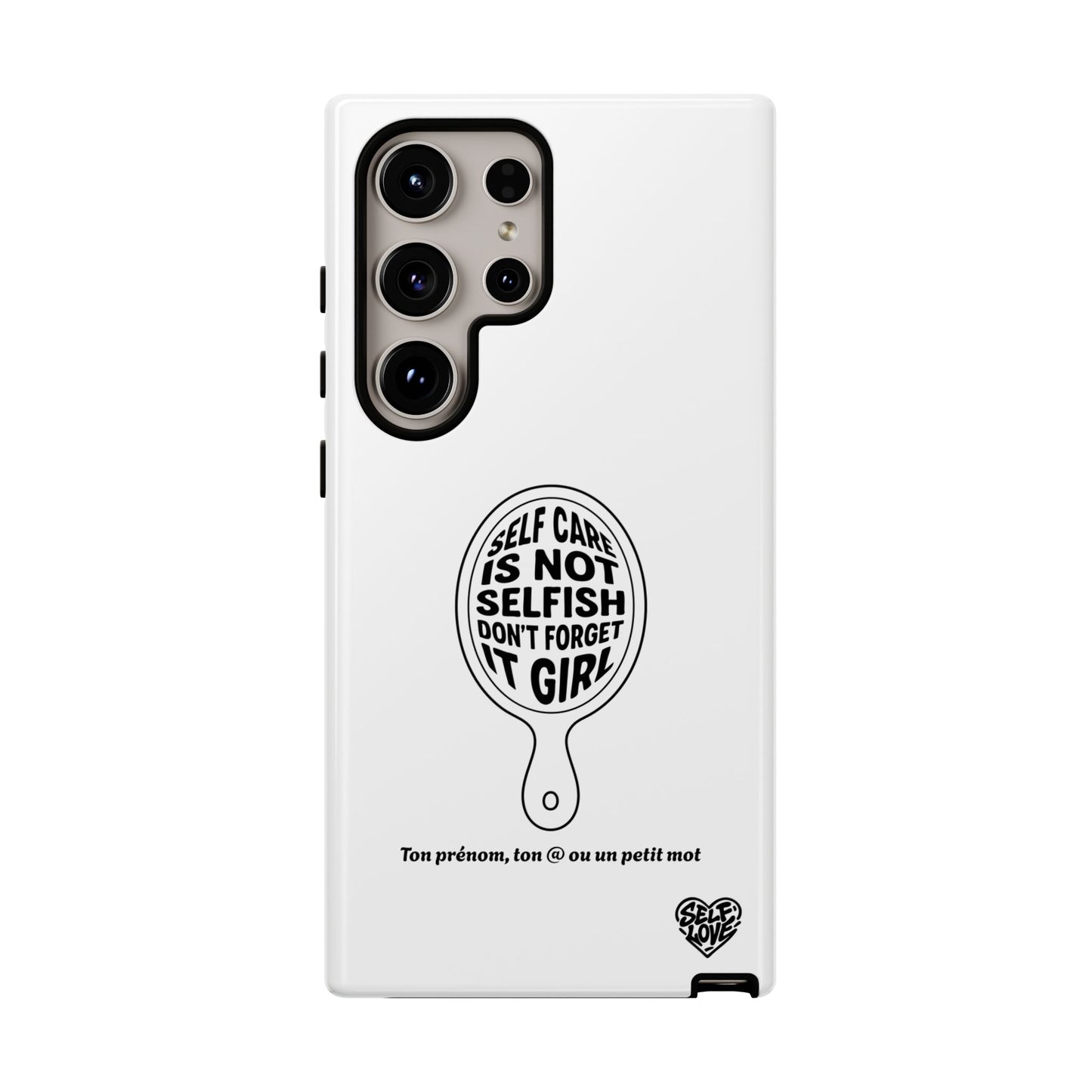 Self Care - Coque Samsung (blanc)