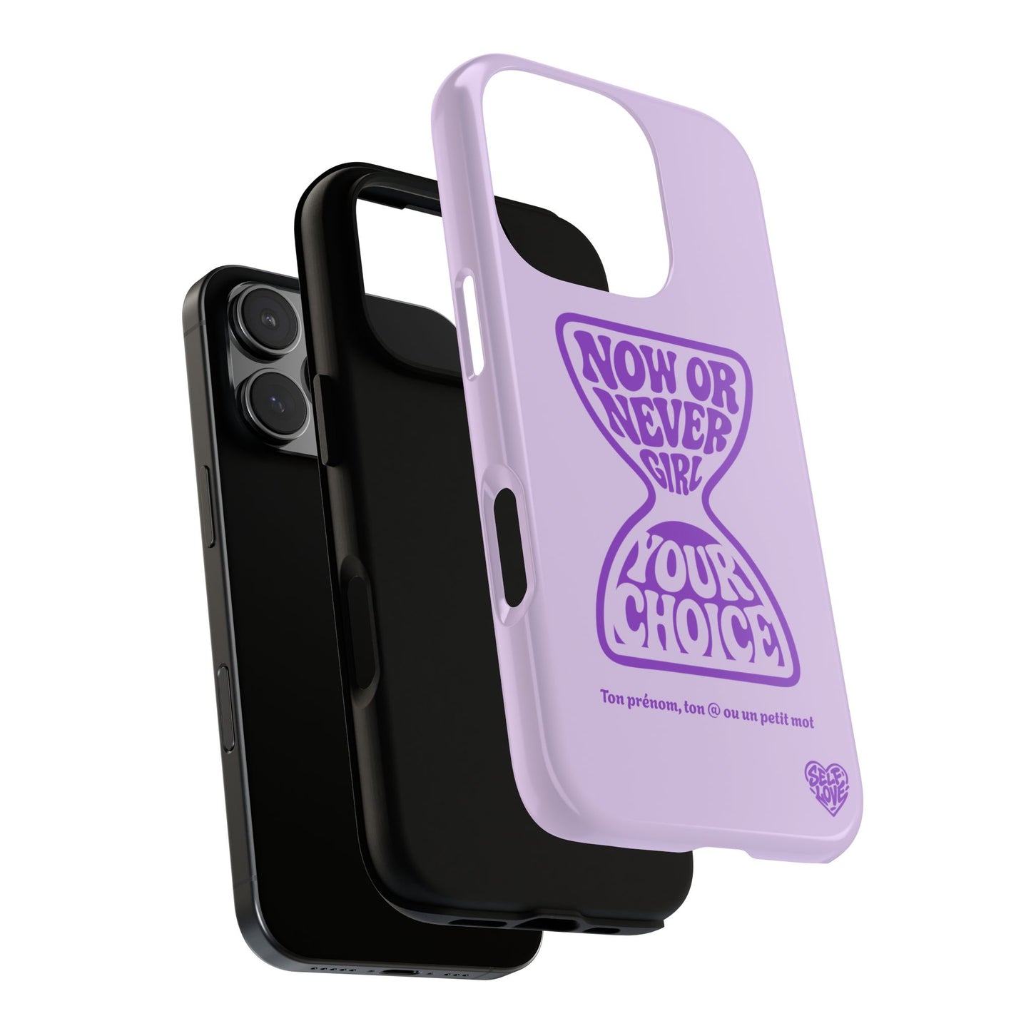 Now Or Never Girl - Coque iPhone (violet)