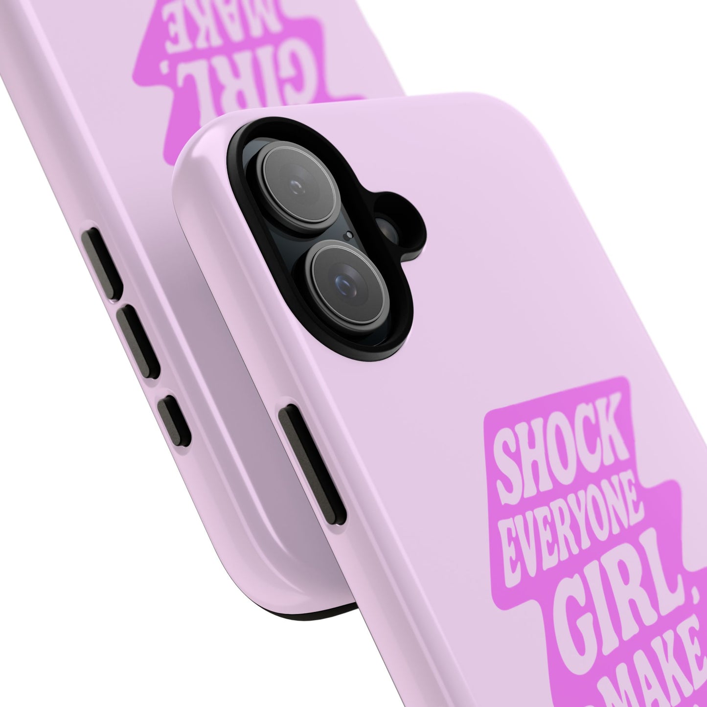 Shock Everyone - Coque iPhone (rose)