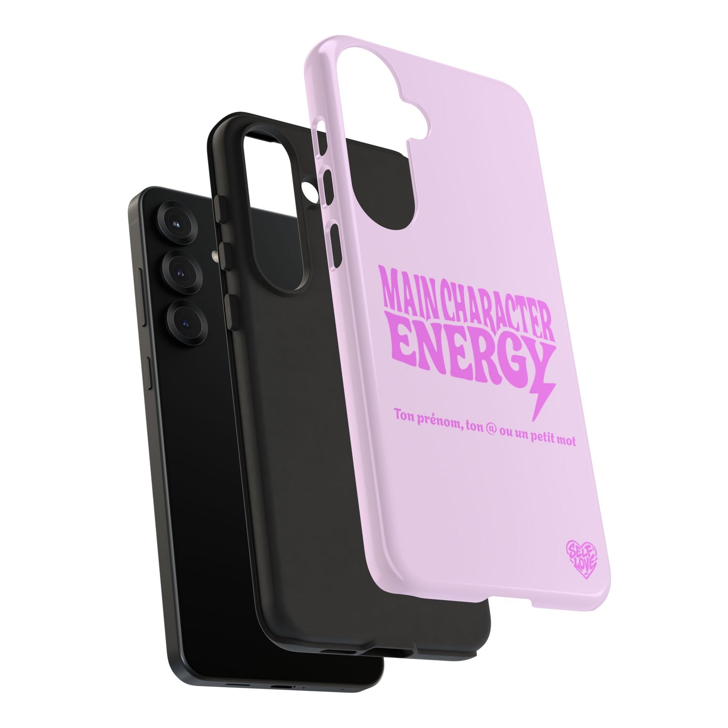 Main Character Energy - Coque Samsung (rose)