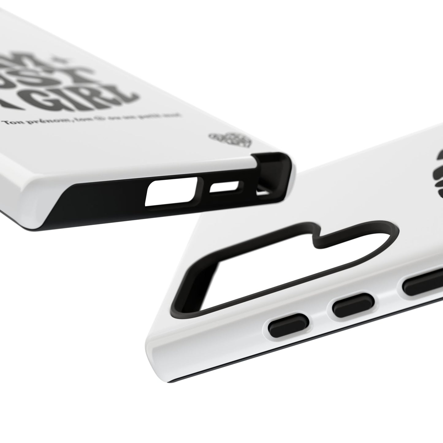 Im Just A Girl - Coque Samsung (blanc)
