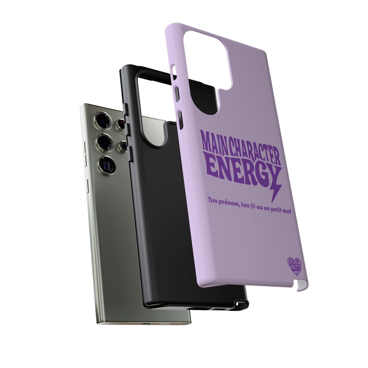 Main Character Energy - Coque Samsung (violet)