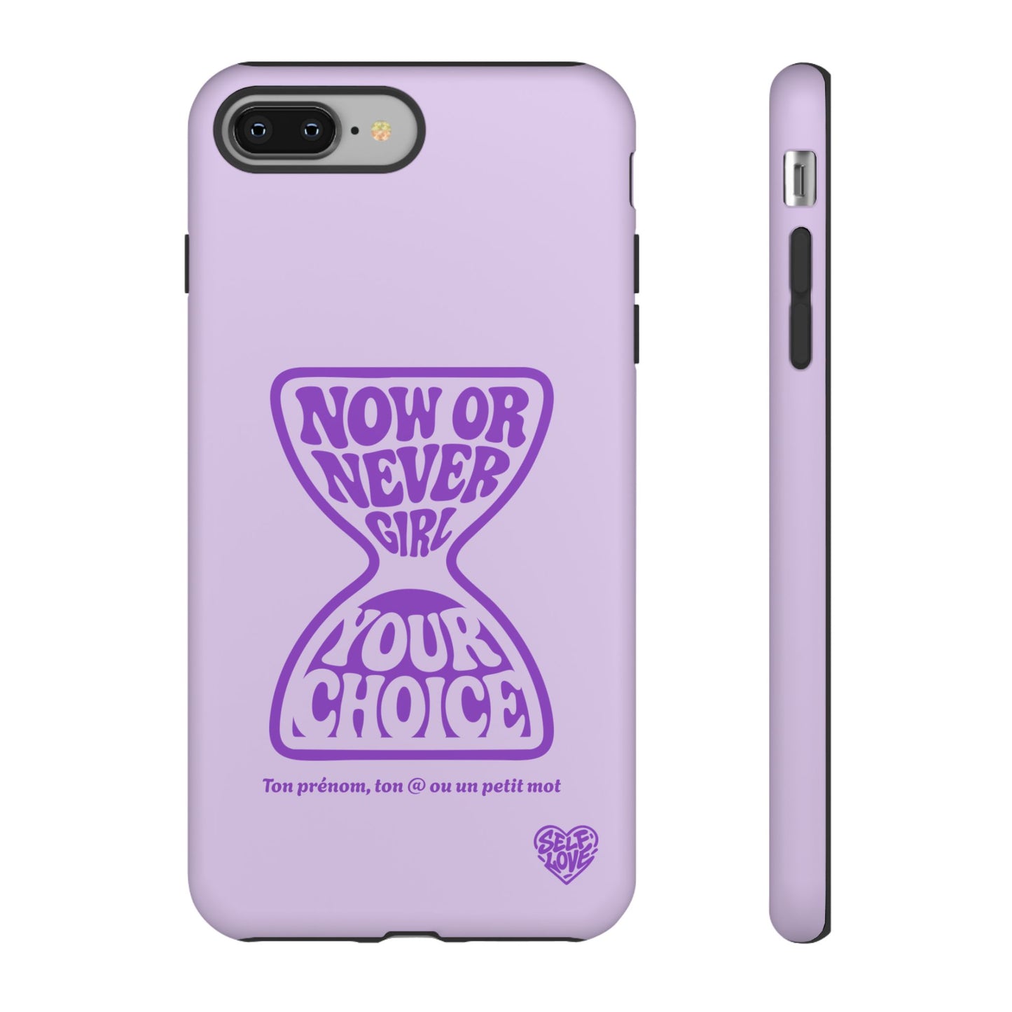 Now Or Never Girl - Coque iPhone (violet)