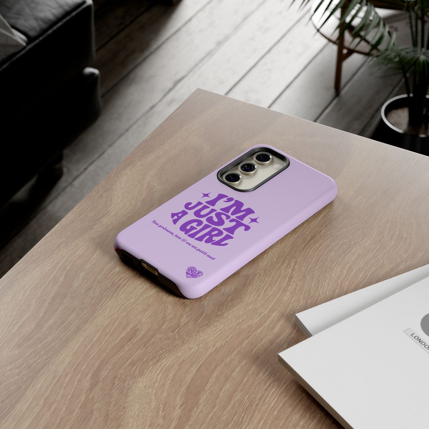 Im Just A Girl - Coque Samsung (violet)