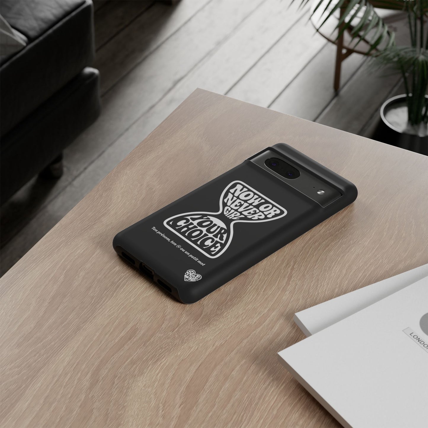 Now Or Never Girl - Coque iPhone (noir)