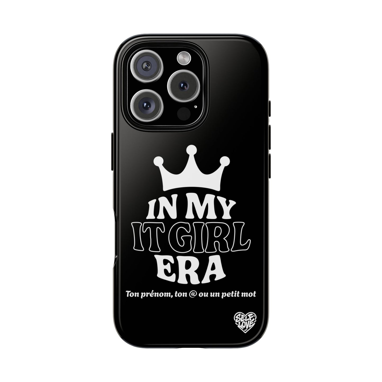 In My It Girl Era - Coque iPhone (noir)