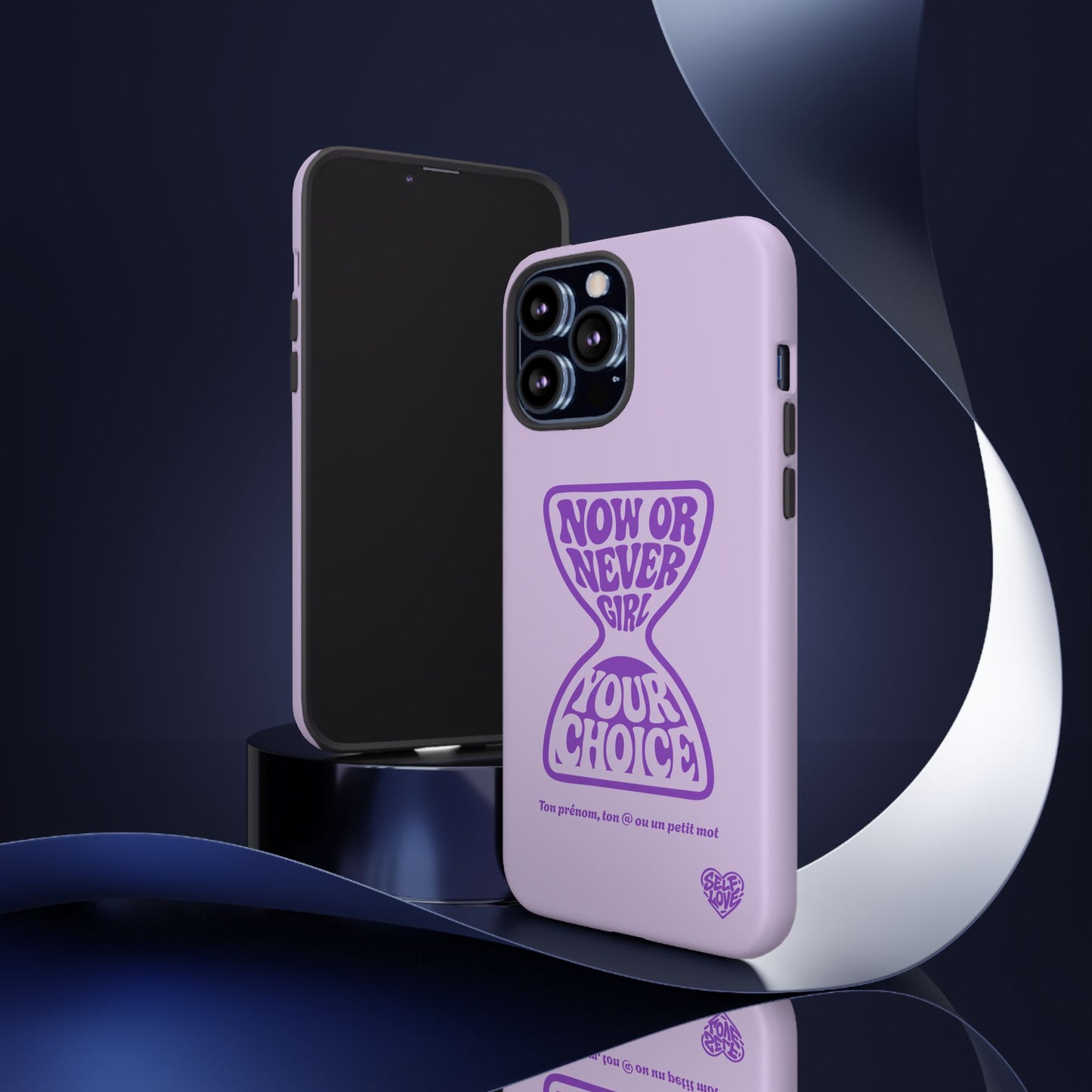 Now Or Never Girl - Coque iPhone (violet)