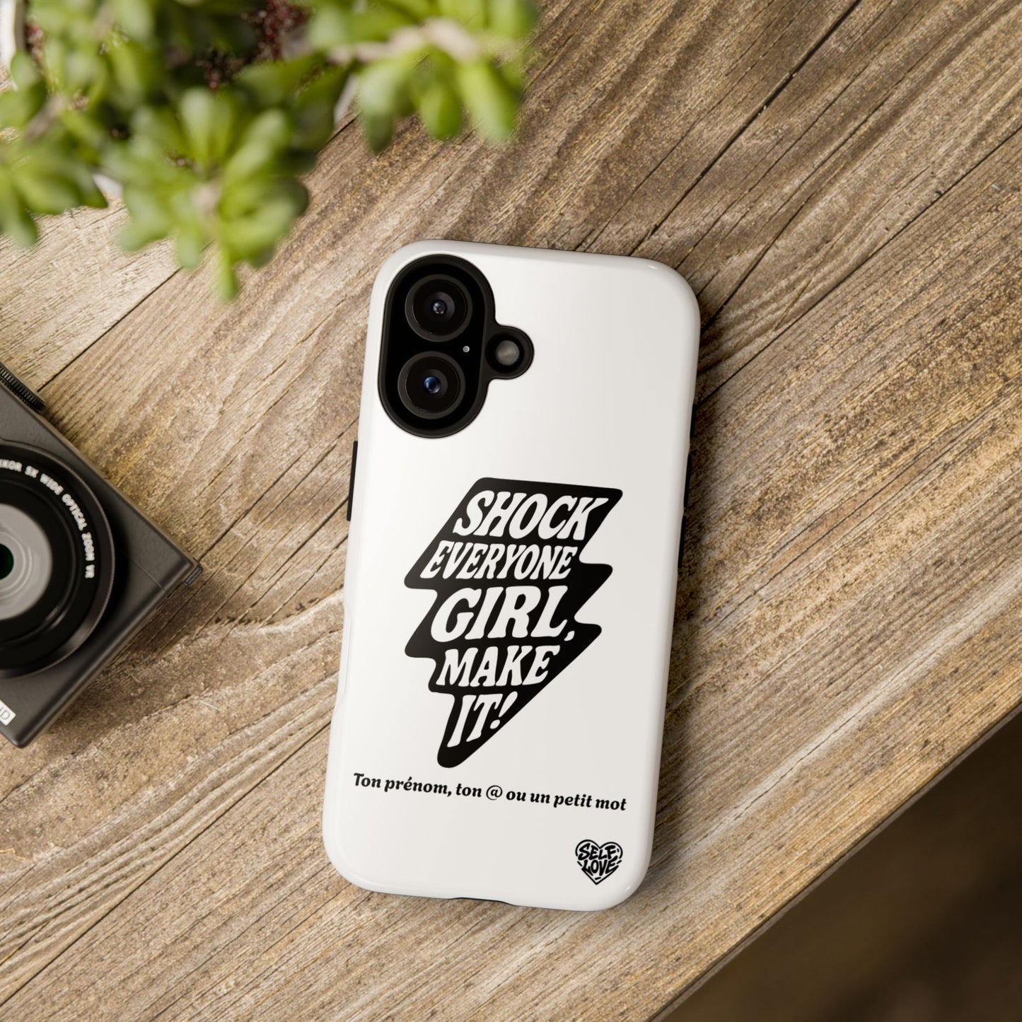 Shock Everyone - Coque iPhone (blanc)