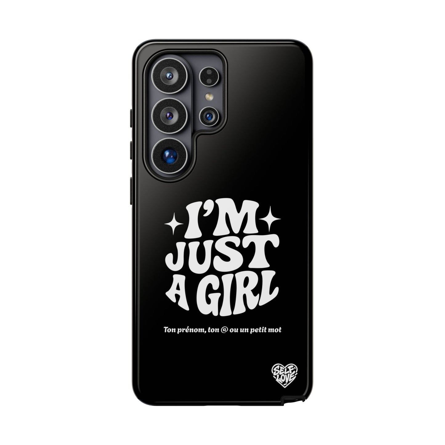 Im Just A Girl - Coque Samsung (noir)