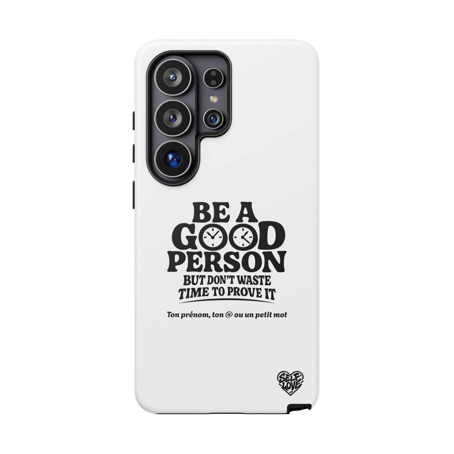 Be A Good Person - Coque Samsung (blanc)