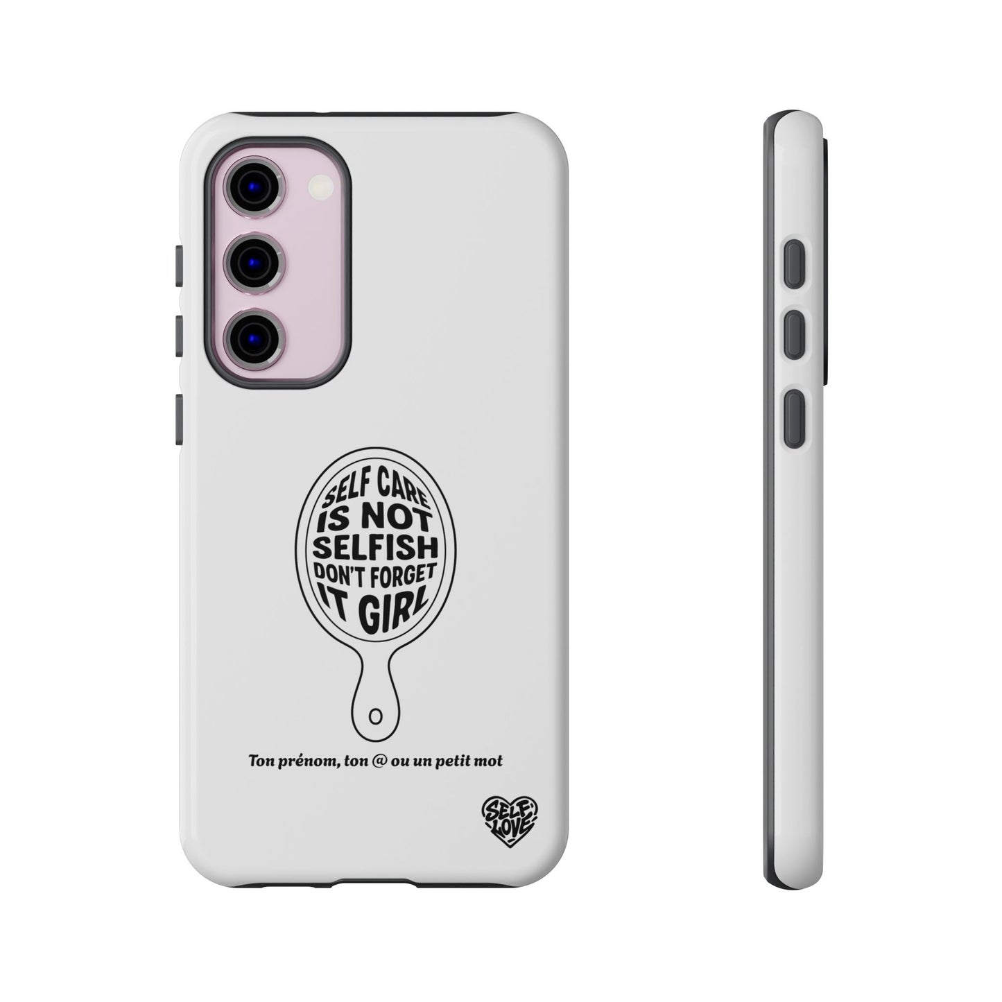 Self Care - Coque Samsung (blanc)