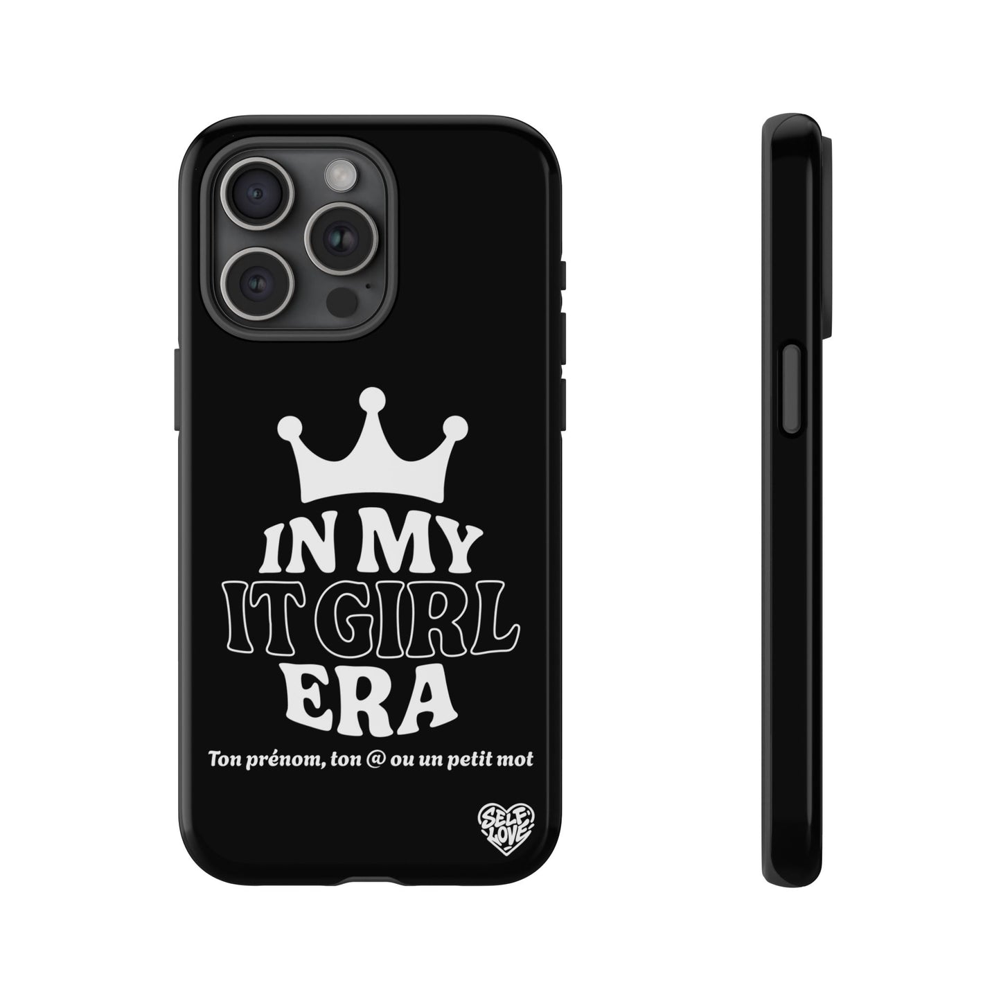 In My It Girl Era - Coque iPhone (noir)