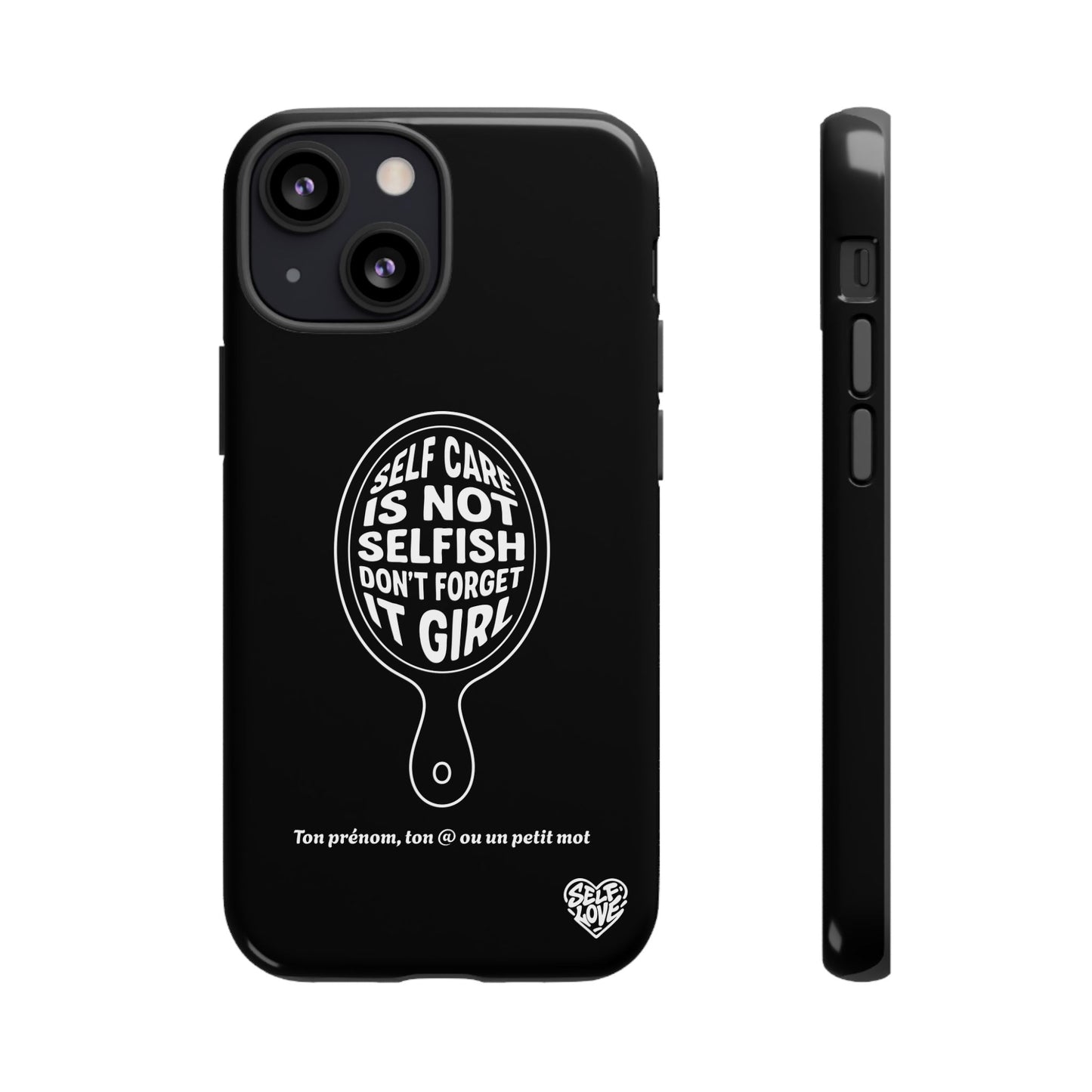 Self Care - Coque iPhone (noir)
