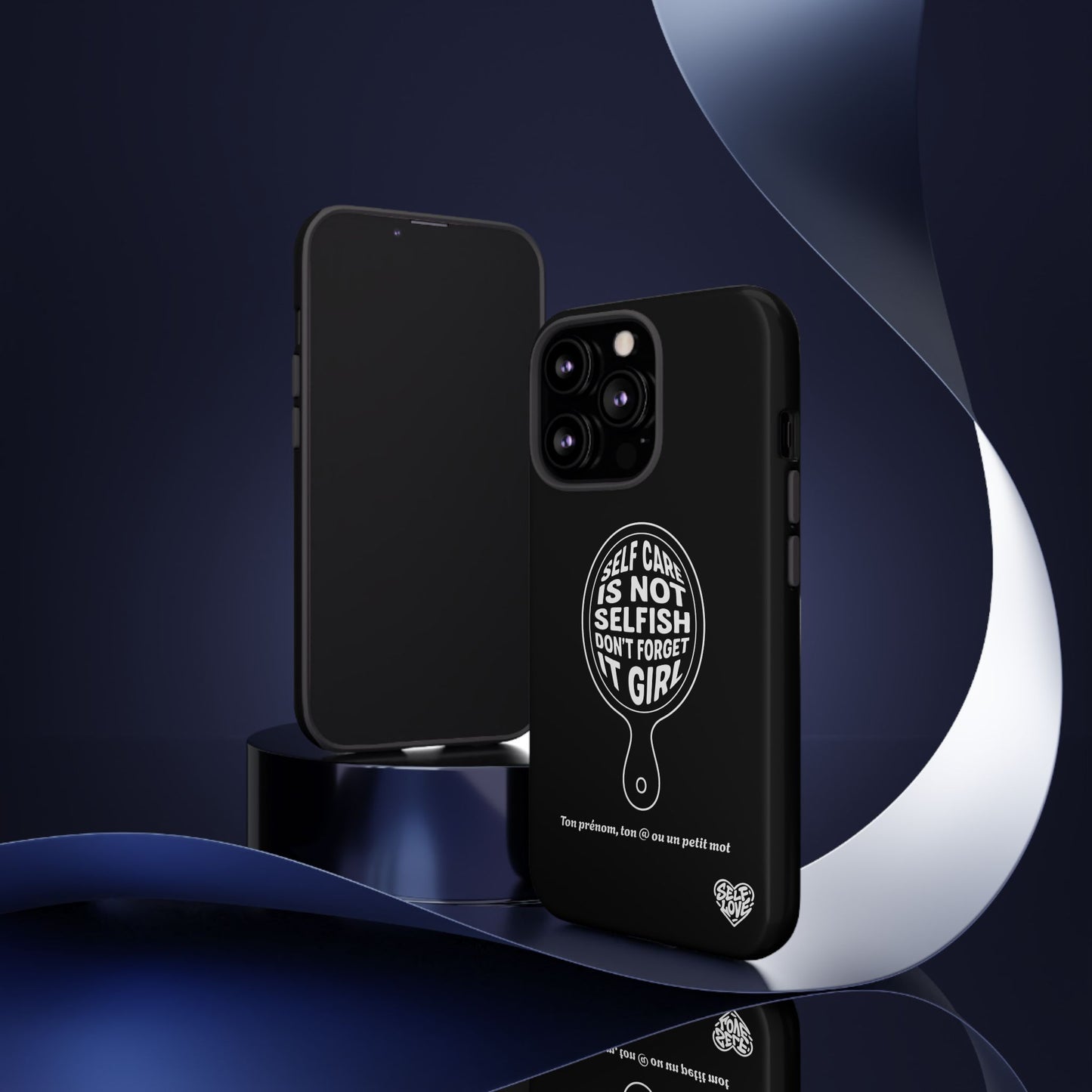 Self Care - Coque iPhone (noir)