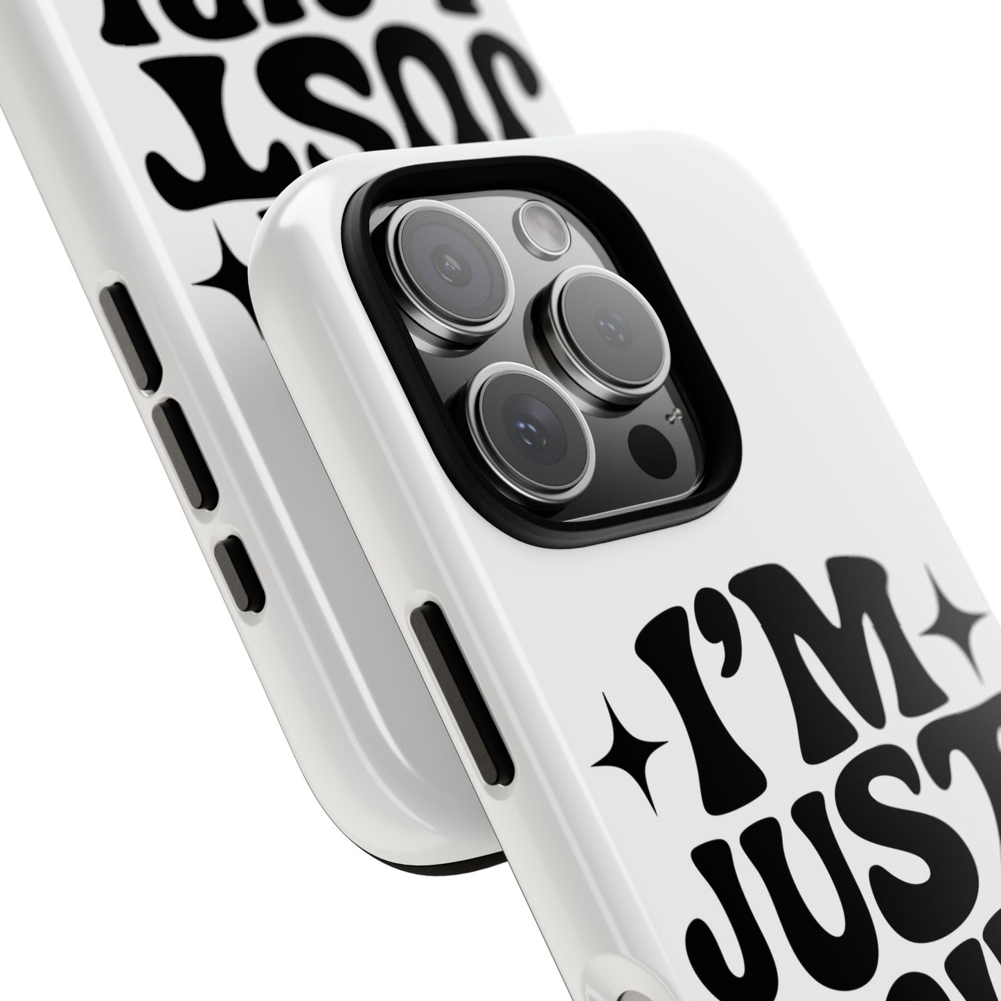 Im Just A Girl - Coque iPhone (blanc)