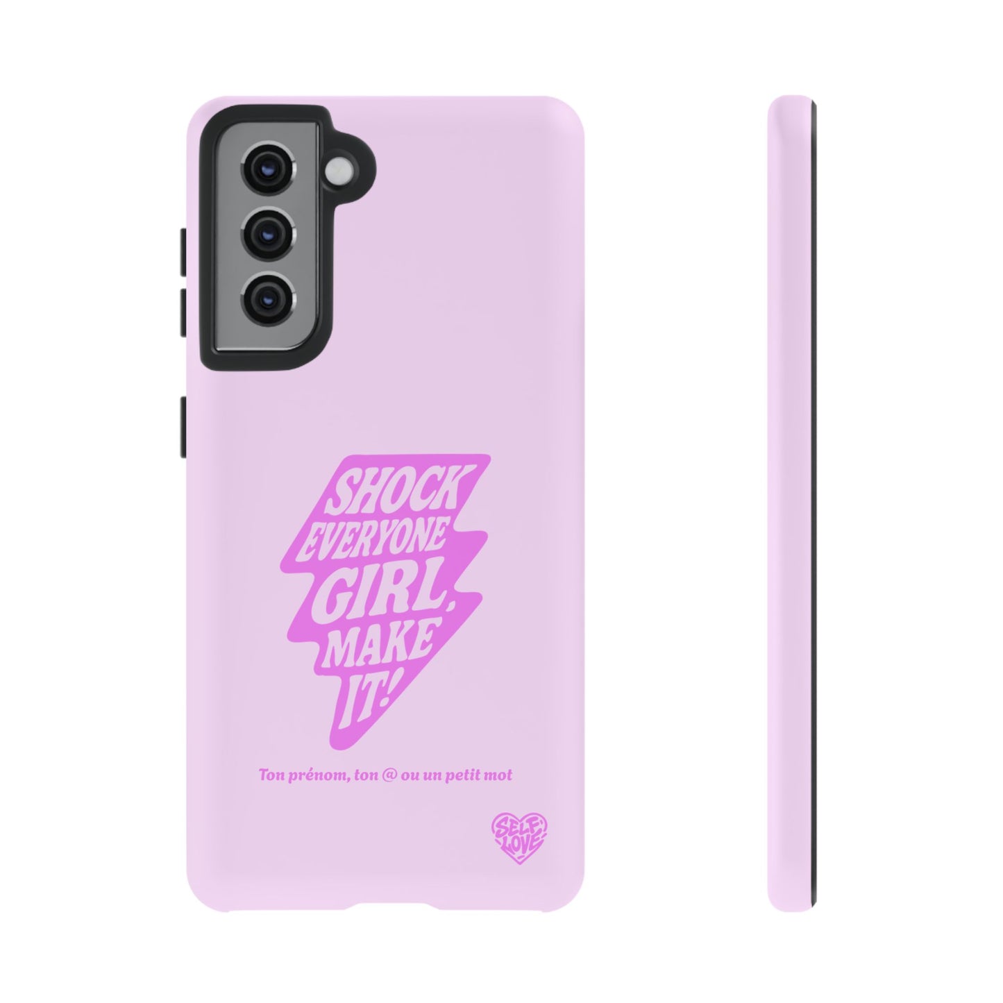 Shock Everyone - Coque Samsung (rose)
