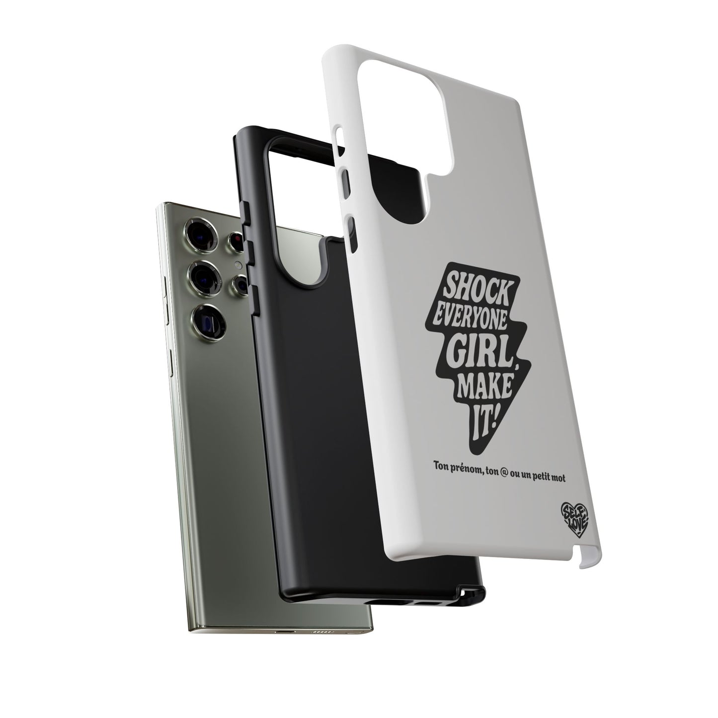 Shock Everyone - Coque Samsung (blanc)