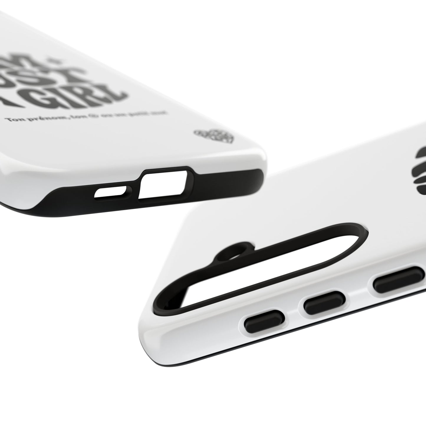 Im Just A Girl - Coque Samsung (blanc)