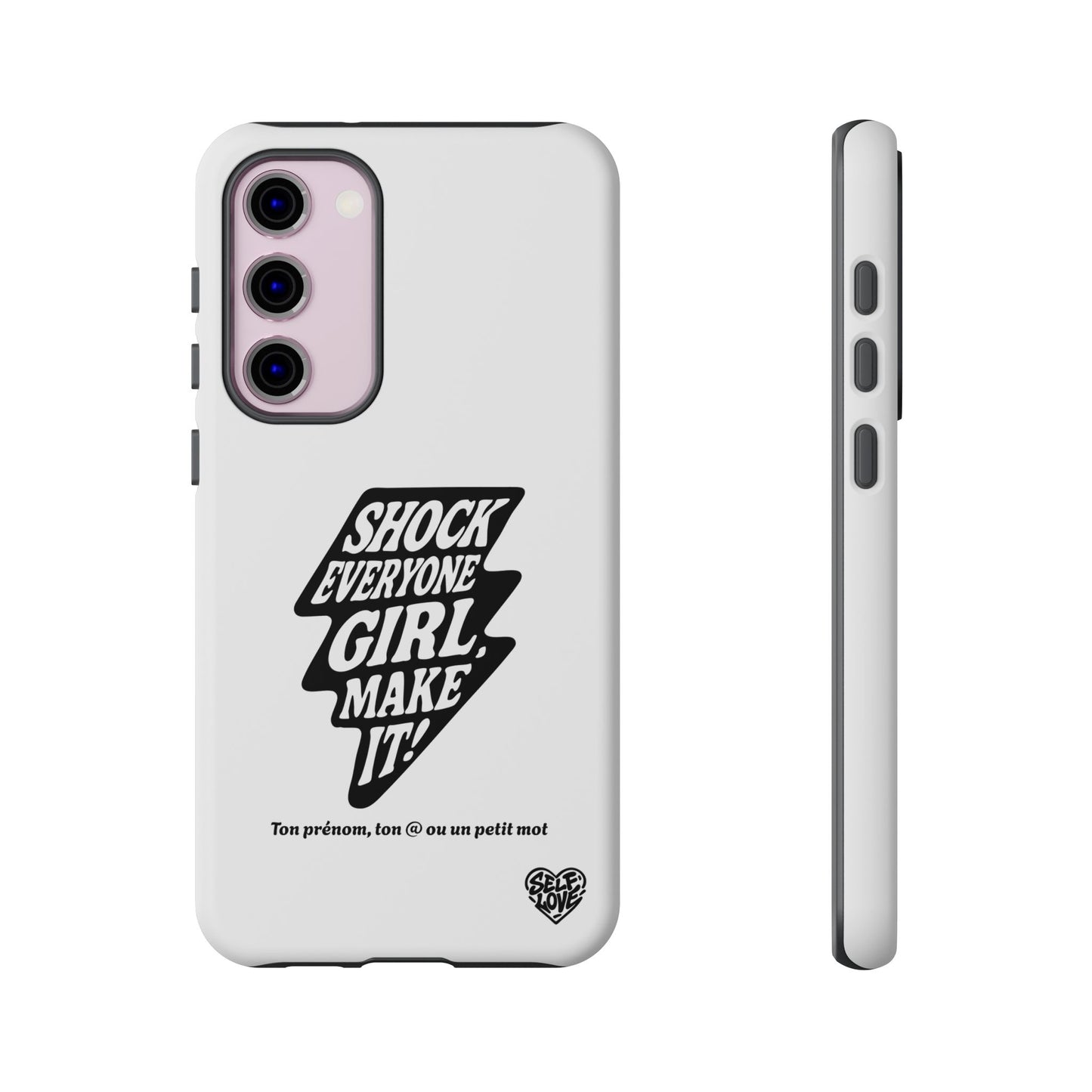 Shock Everyone - Coque Samsung (blanc)