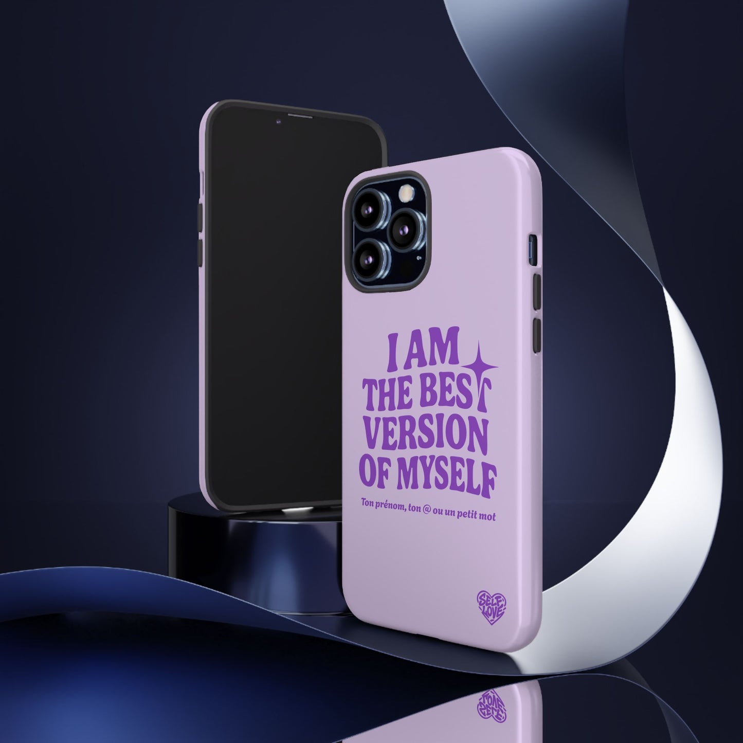 I Am The Best Version Of Myself - Coque iPhone (violet)