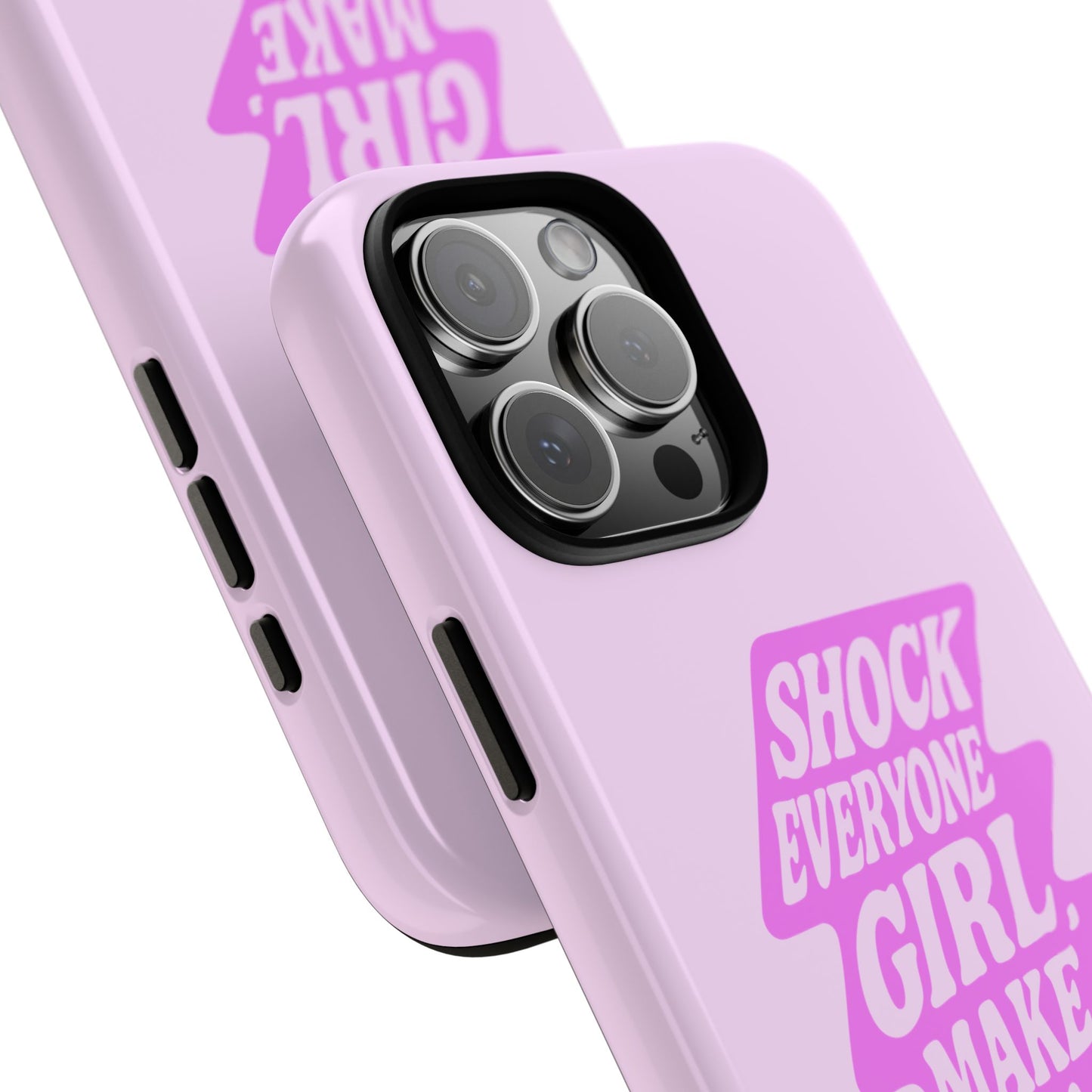 Shock Everyone - Coque iPhone (rose)