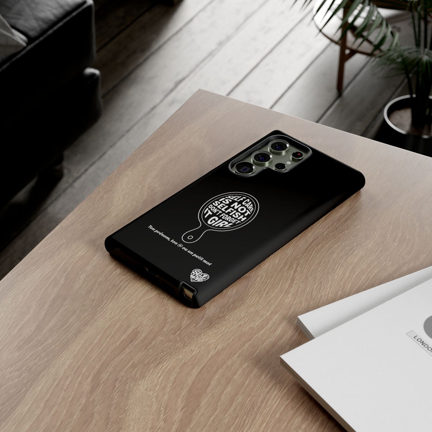 Self Care - Coque Samsung (noir)
