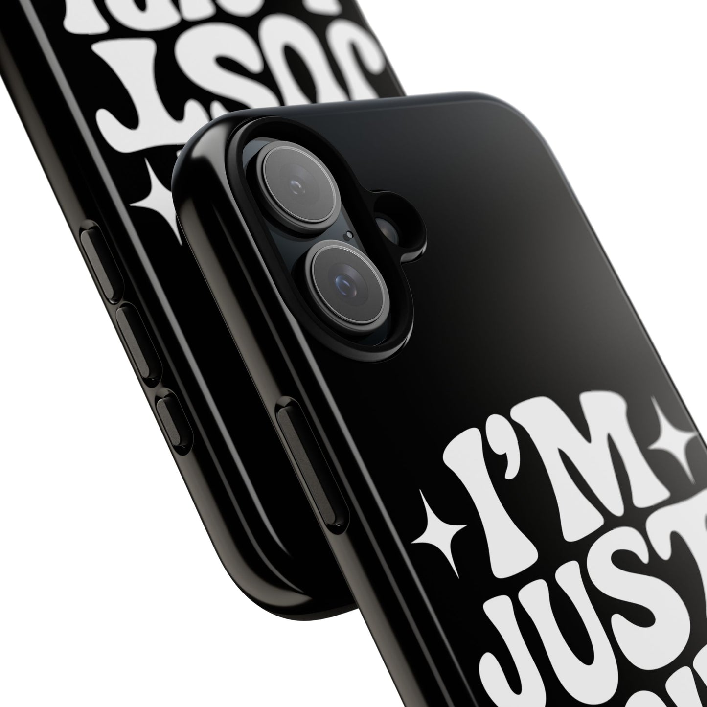 Im Just A Girl - Coque iPhone (noir)