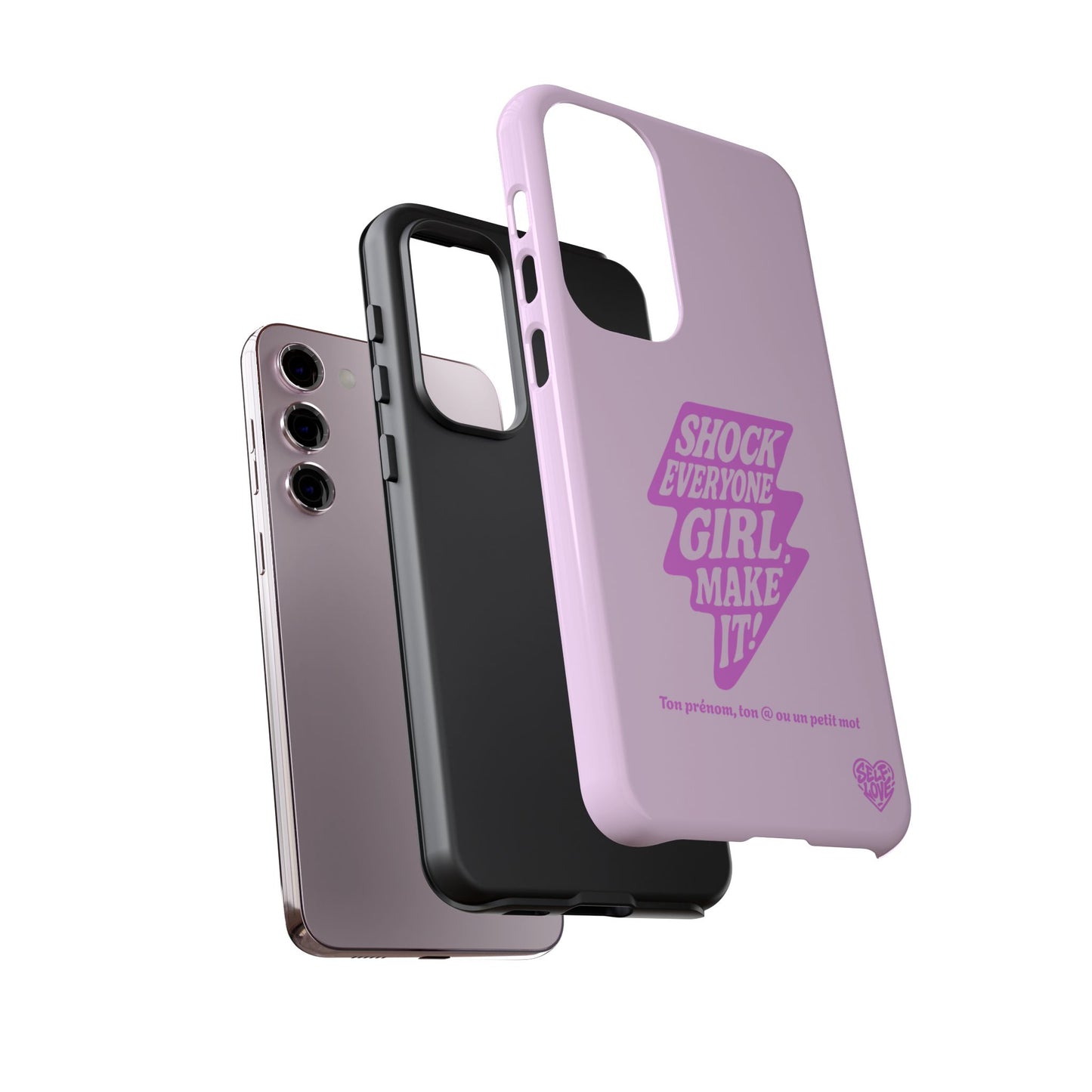 Shock Everyone - Coque Samsung (rose)