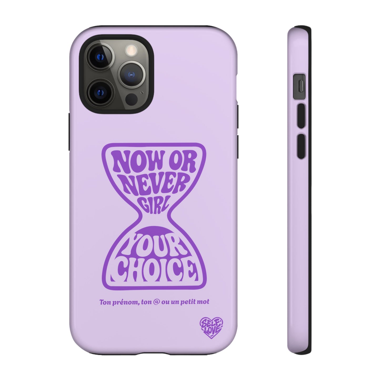 Now Or Never Girl - Coque iPhone (violet)