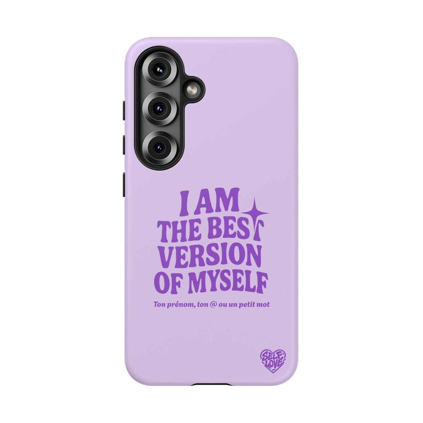 I Am The Best Version Of Myself - Coque Samsung (violet)
