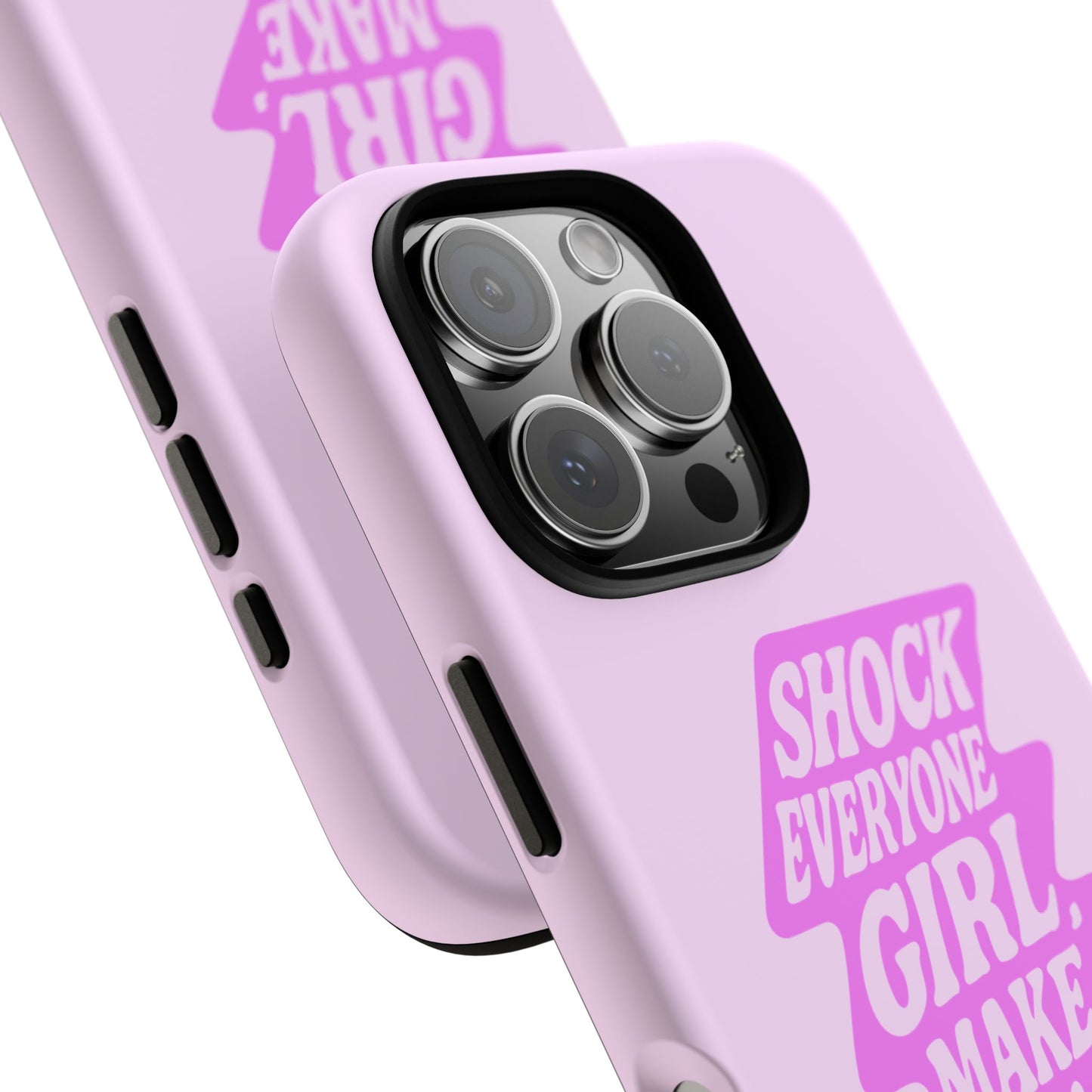 Shock Everyone - Coque iPhone (rose)