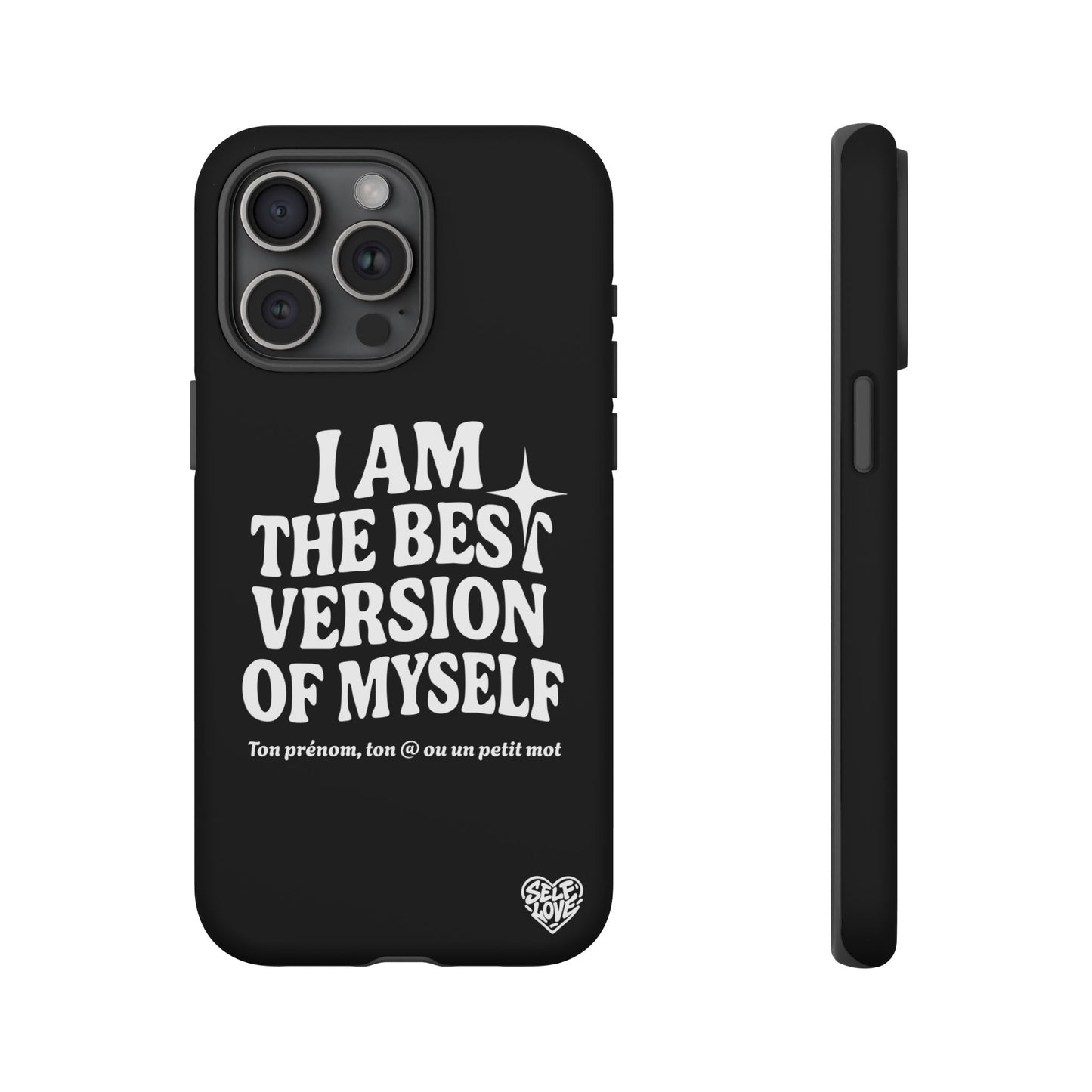 I Am The Best Version Of Myself - Coque iPhone (noir)