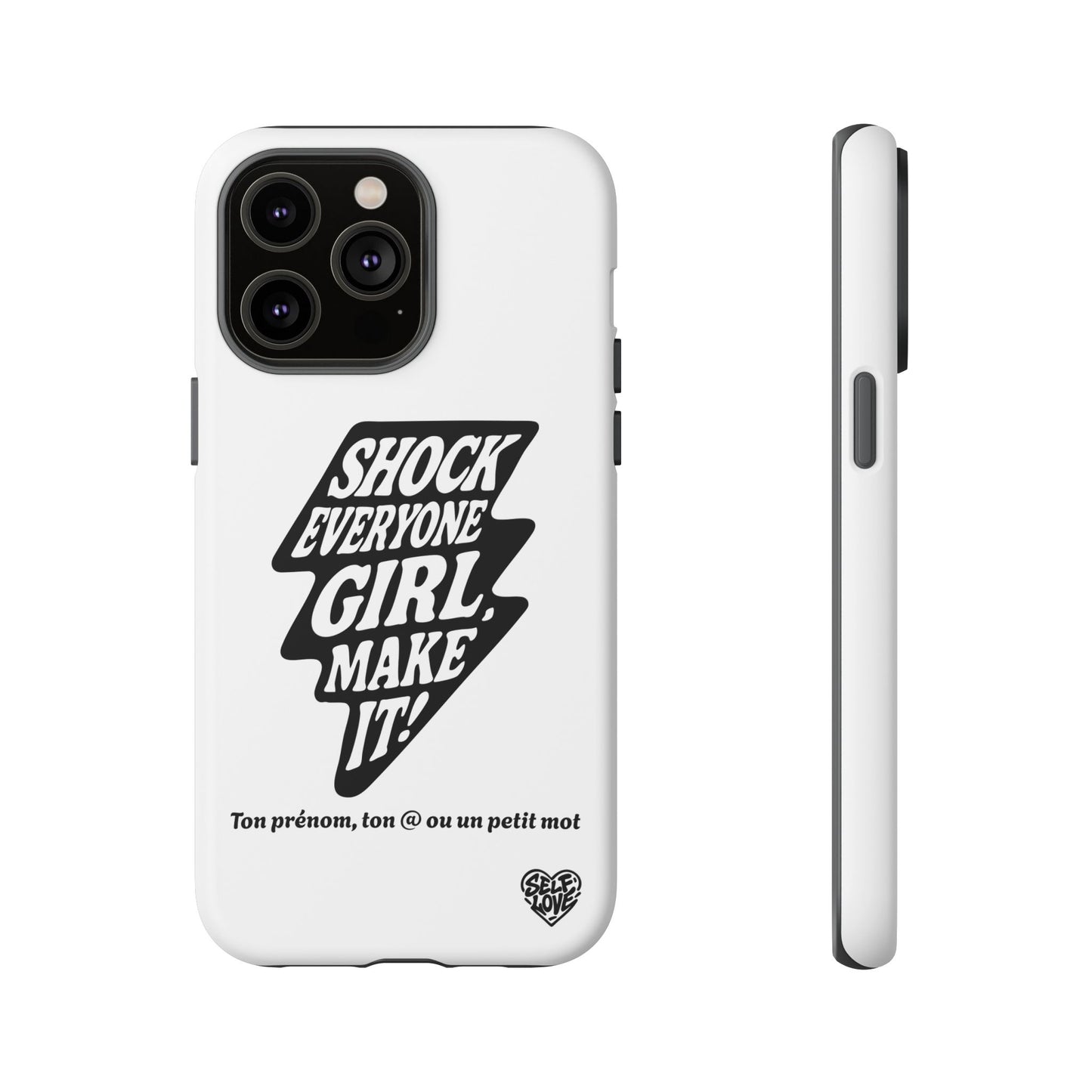 Shock Everyone - Coque iPhone (blanc)