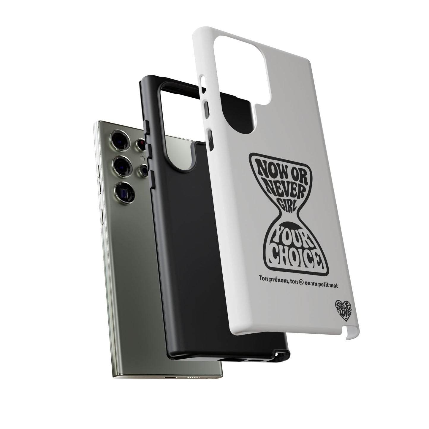 Now Or Never Girl - Coque Samsung (blanc)