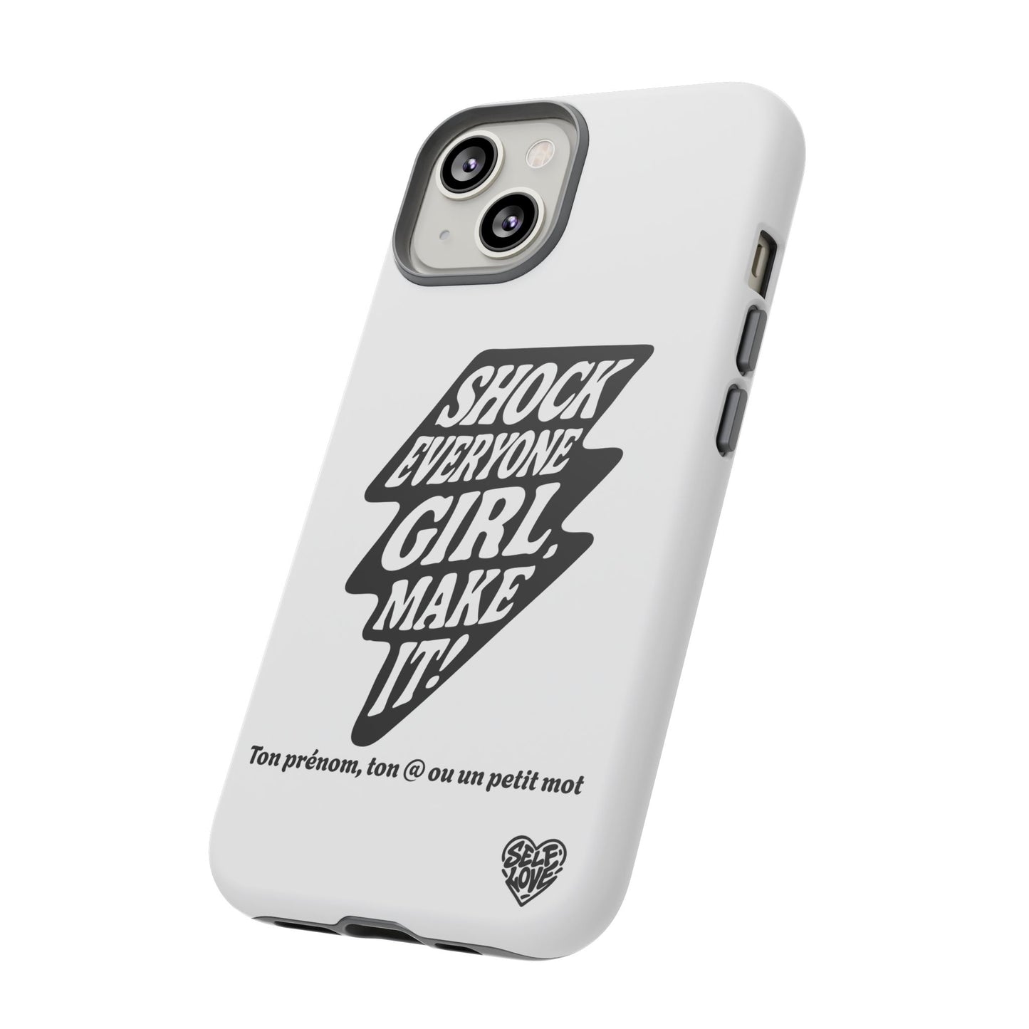 Shock Everyone - Coque iPhone (blanc)