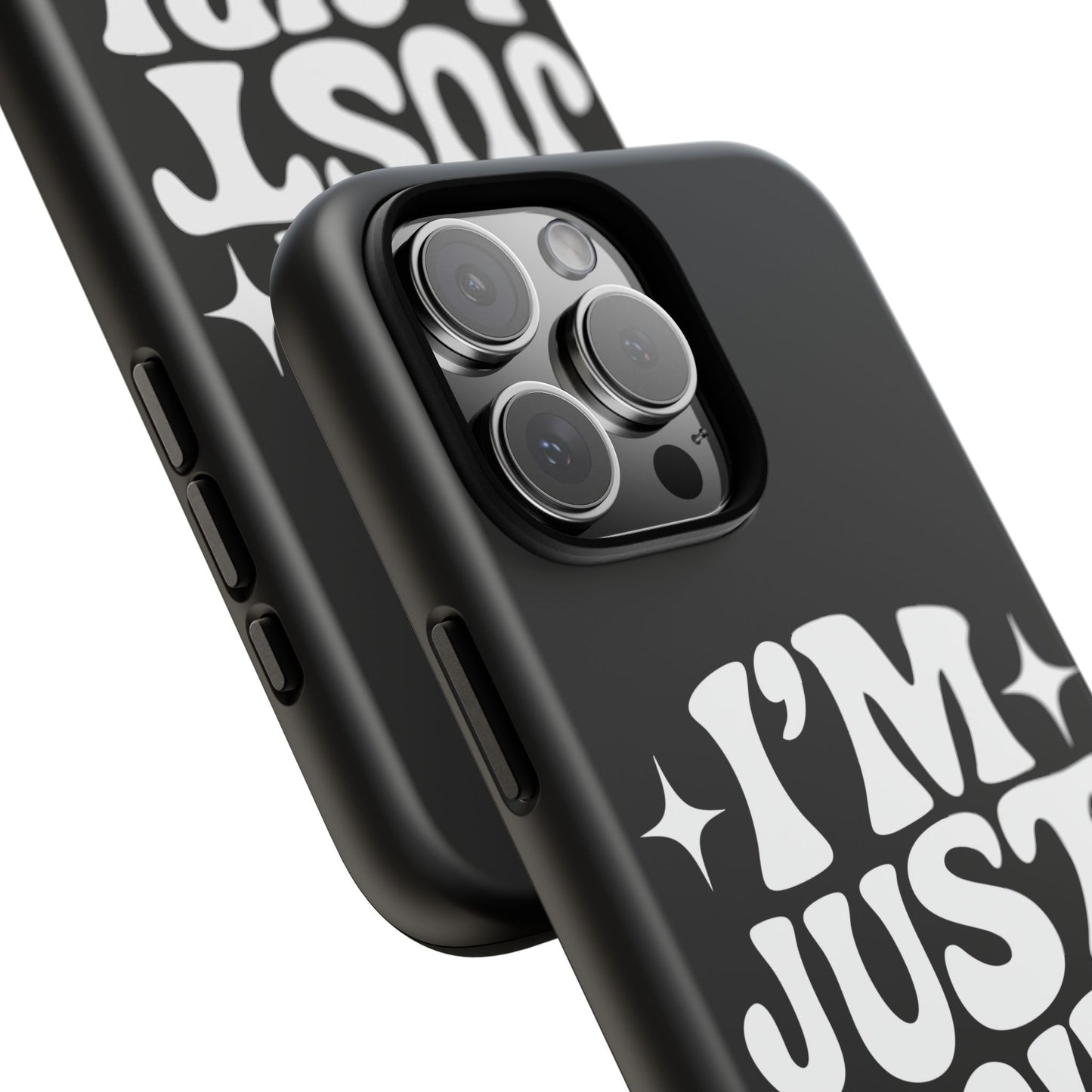 Im Just A Girl - Coque iPhone (noir)