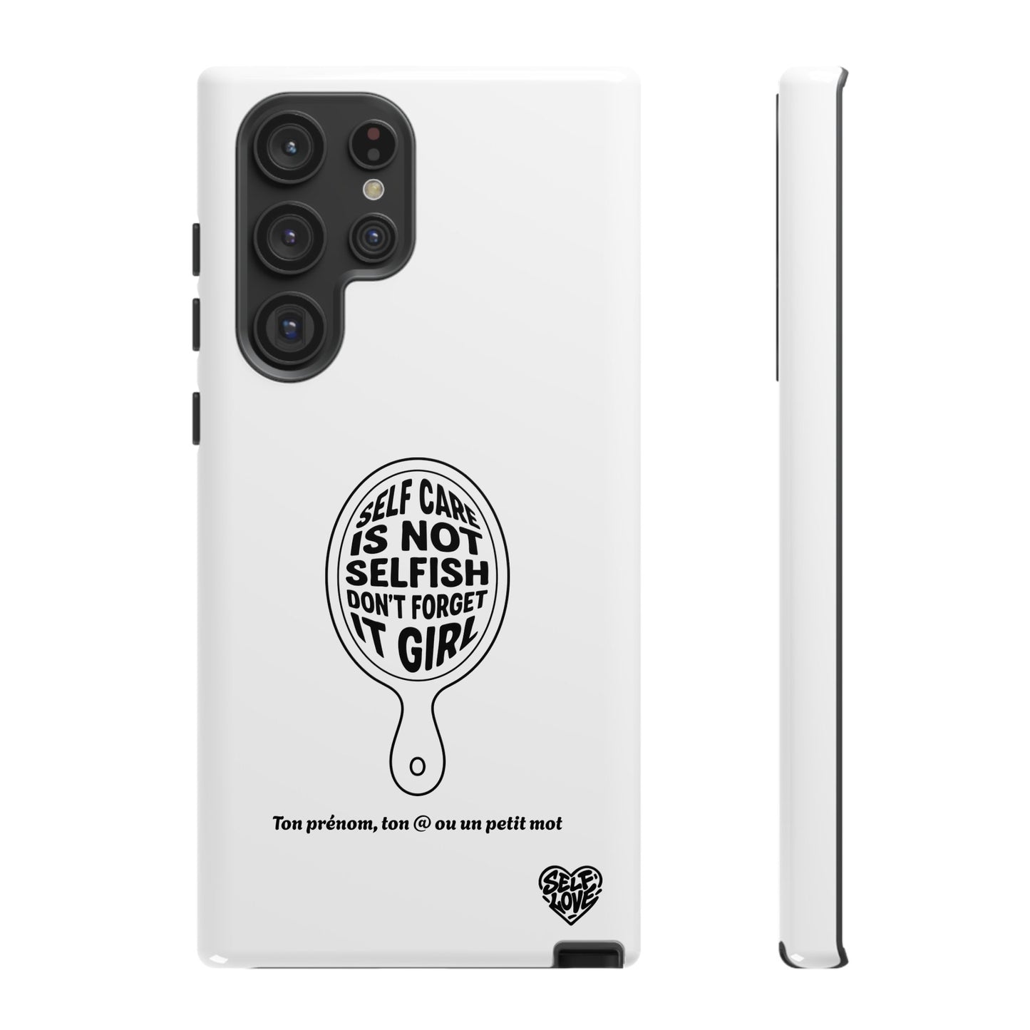 Self Care - Coque Samsung (blanc)