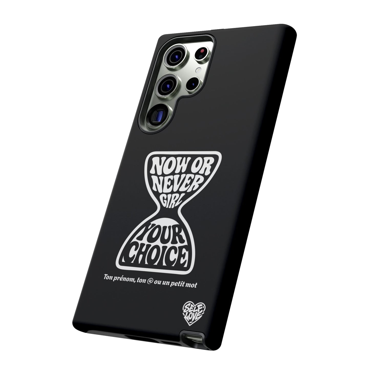 Now Or Never Girl - Coque Samsung (noir)
