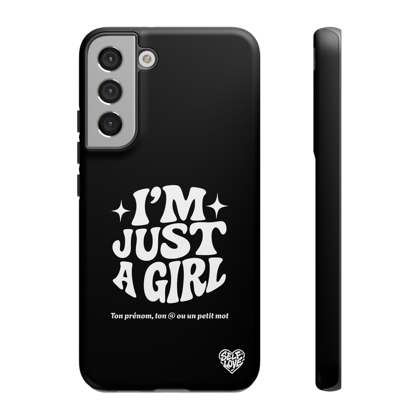 Im Just A Girl - Coque Samsung (noir)