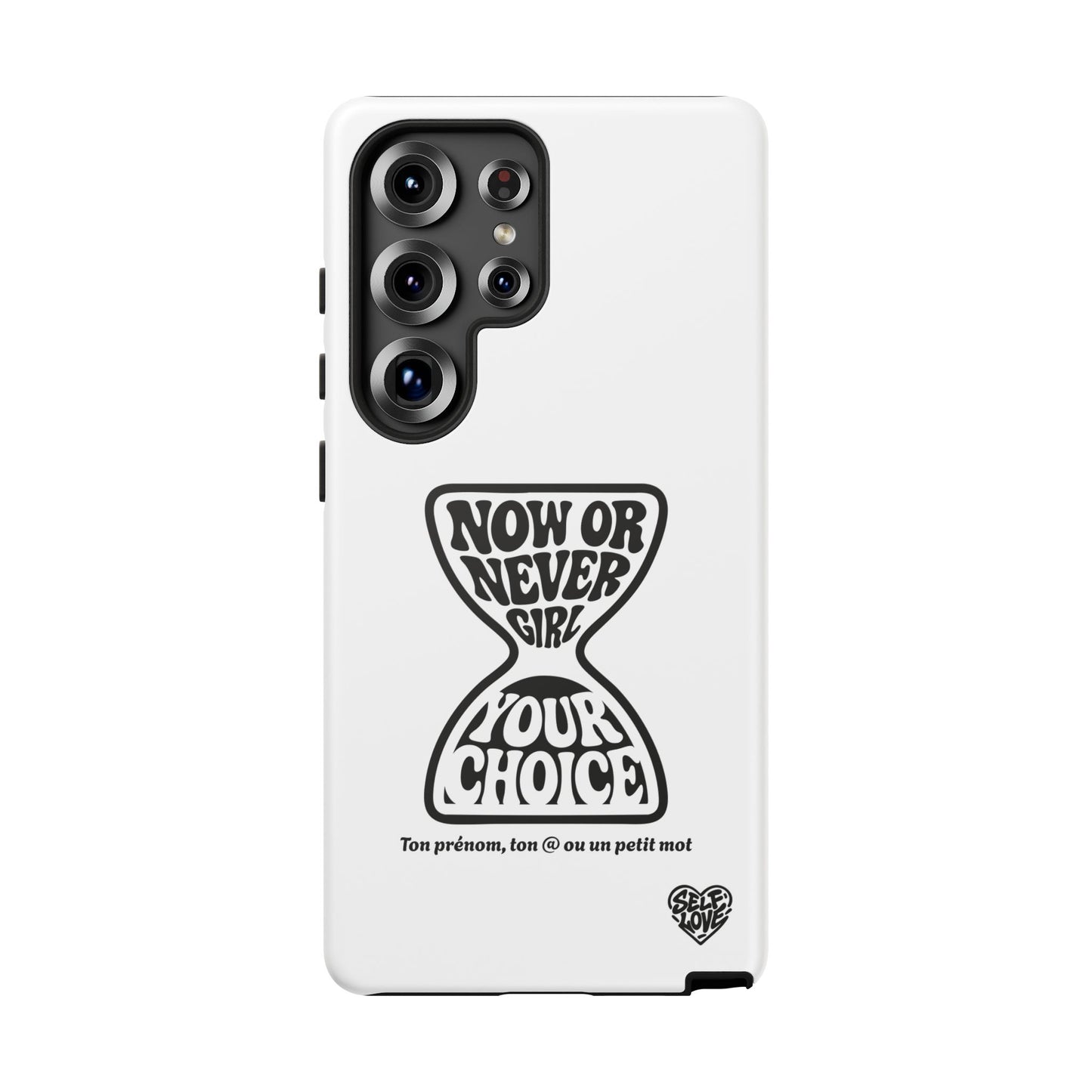 Now Or Never Girl - Coque Samsung (blanc)
