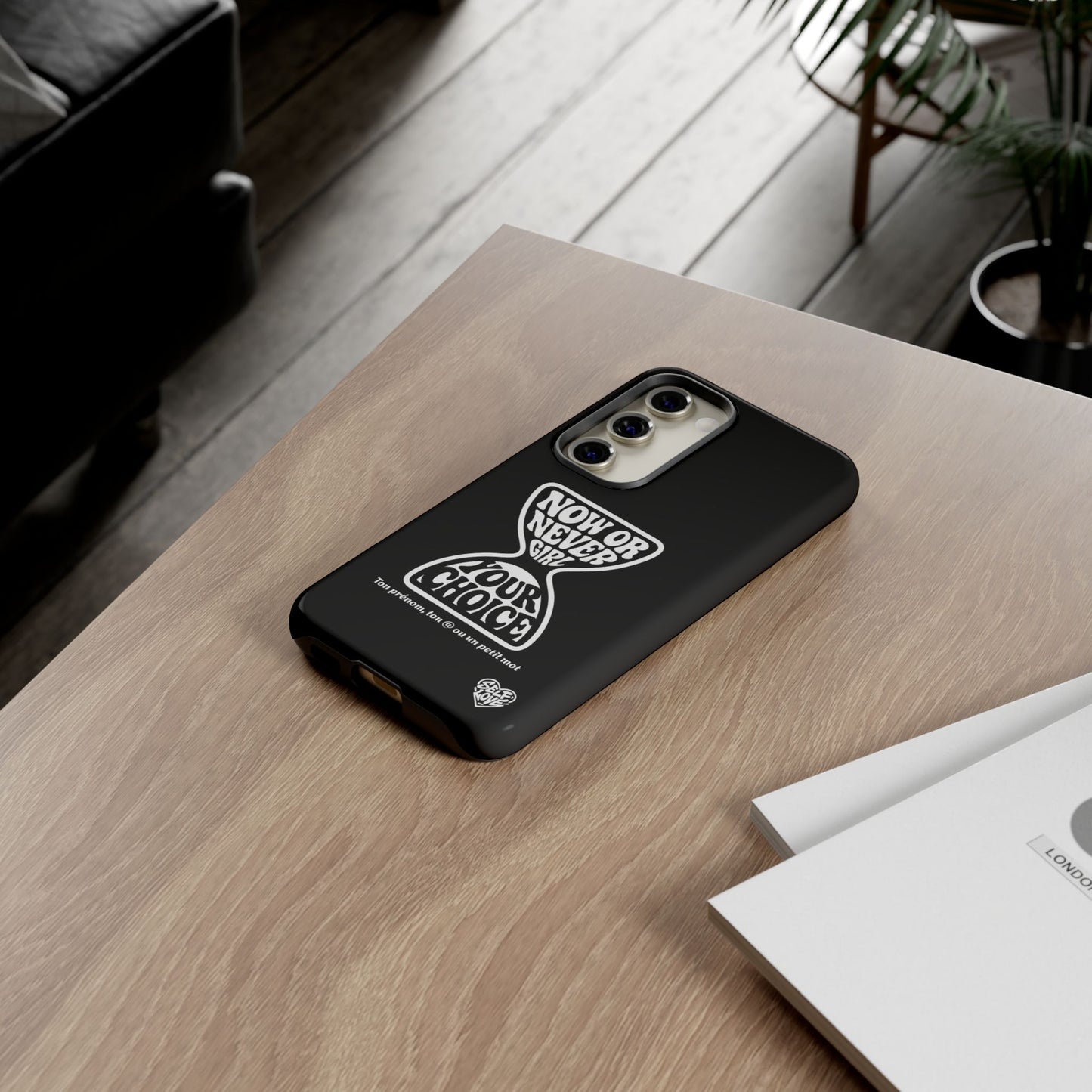 Now Or Never Girl - Coque Samsung (noir)