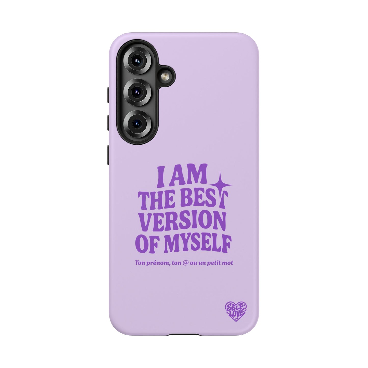 I Am The Best Version Of Myself - Coque Samsung (violet)