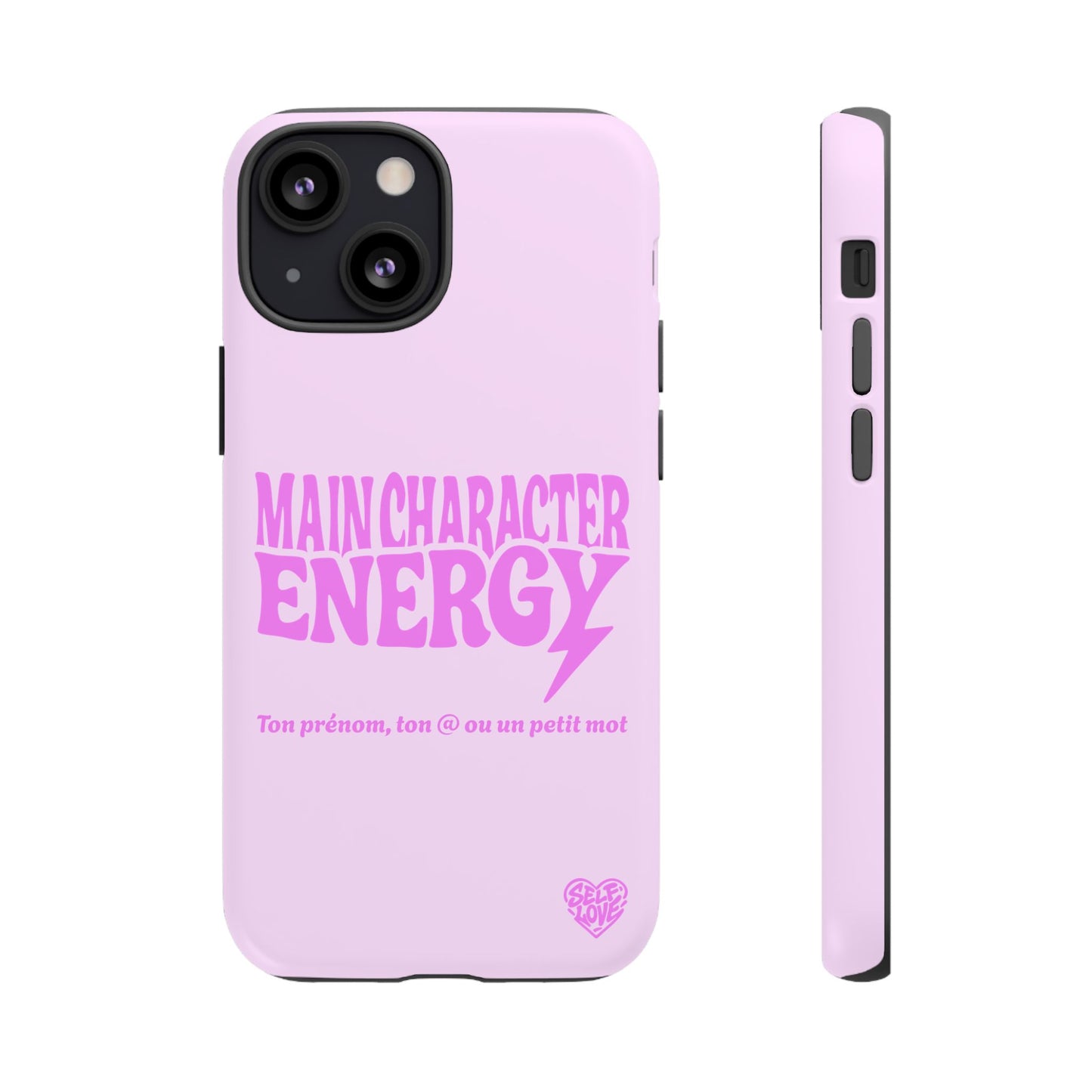 Main Character Energy - Coque iPhone (rose)